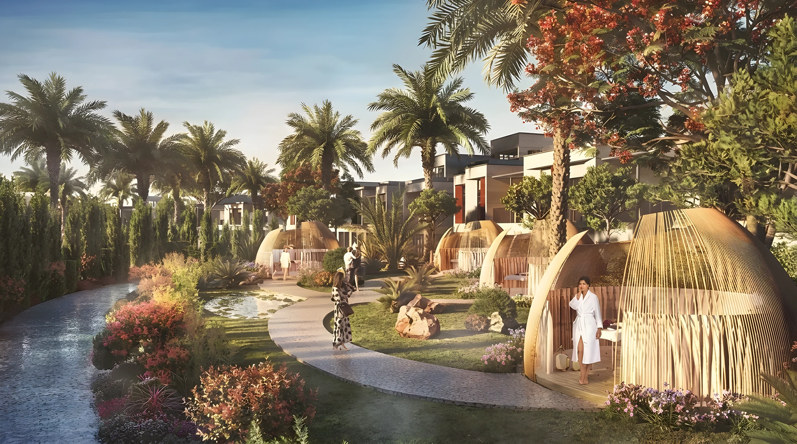Плавучие сады в DAMAC Riverside