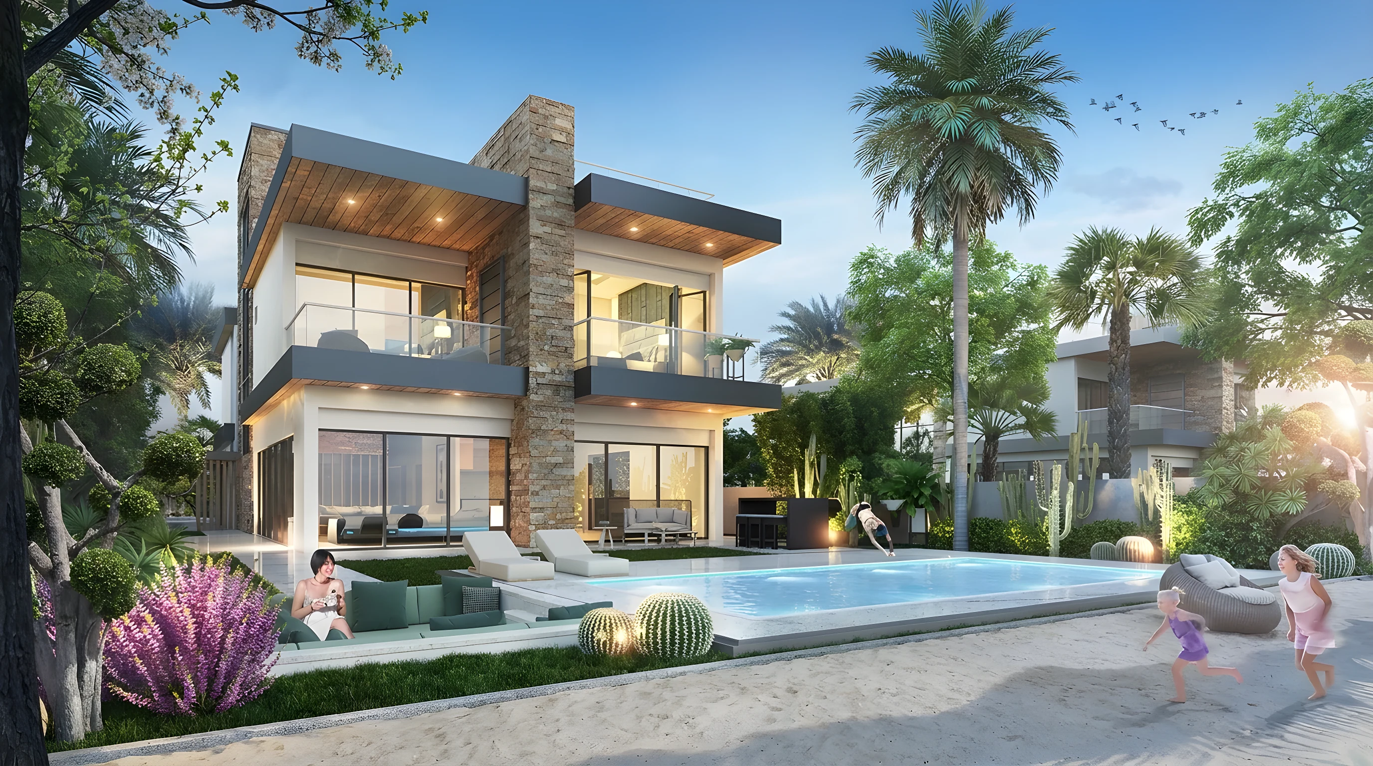 Вилла с собственным бассейном в Costa Brava, DAMAC Lagoons