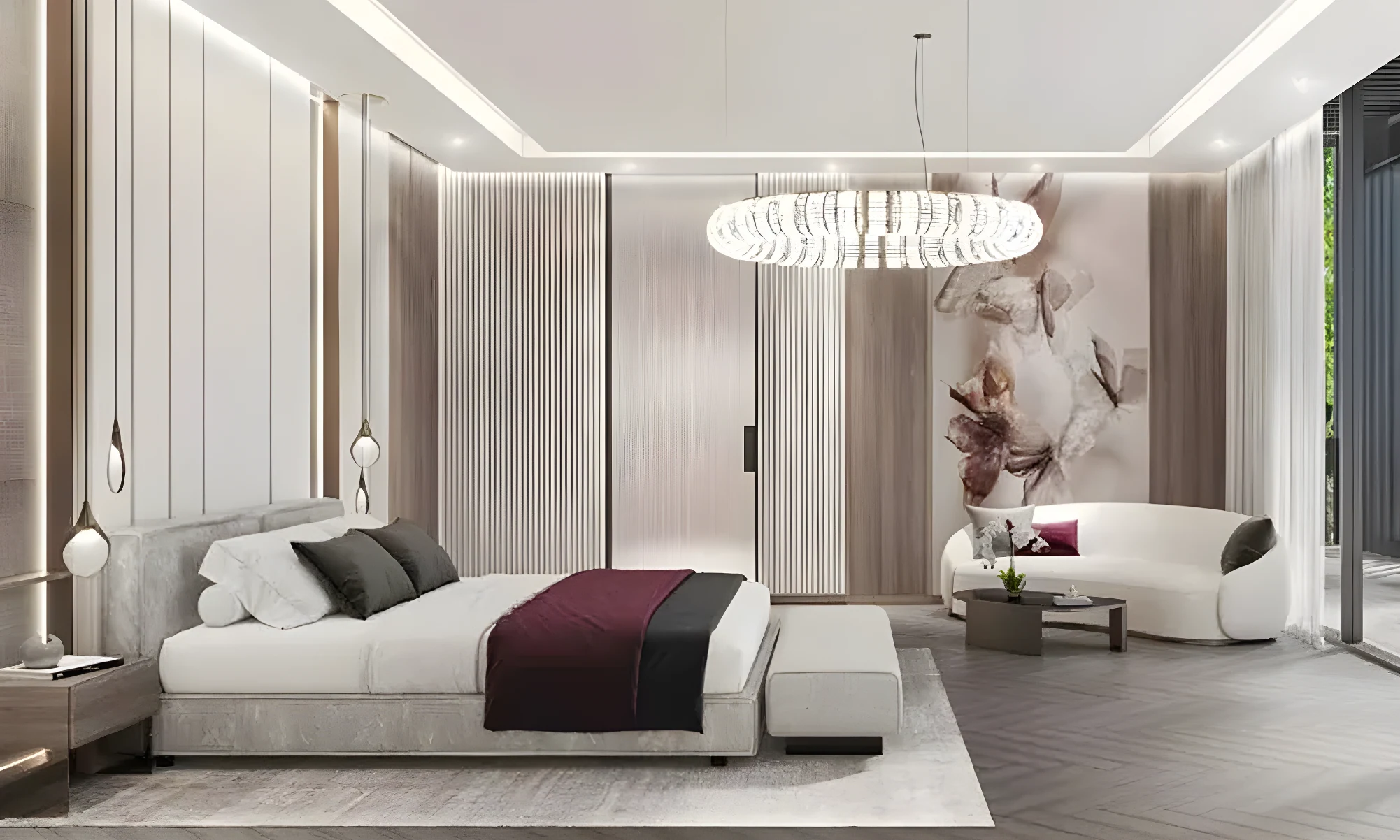 Bedroom in a Violet 4 four bedroom townhouse