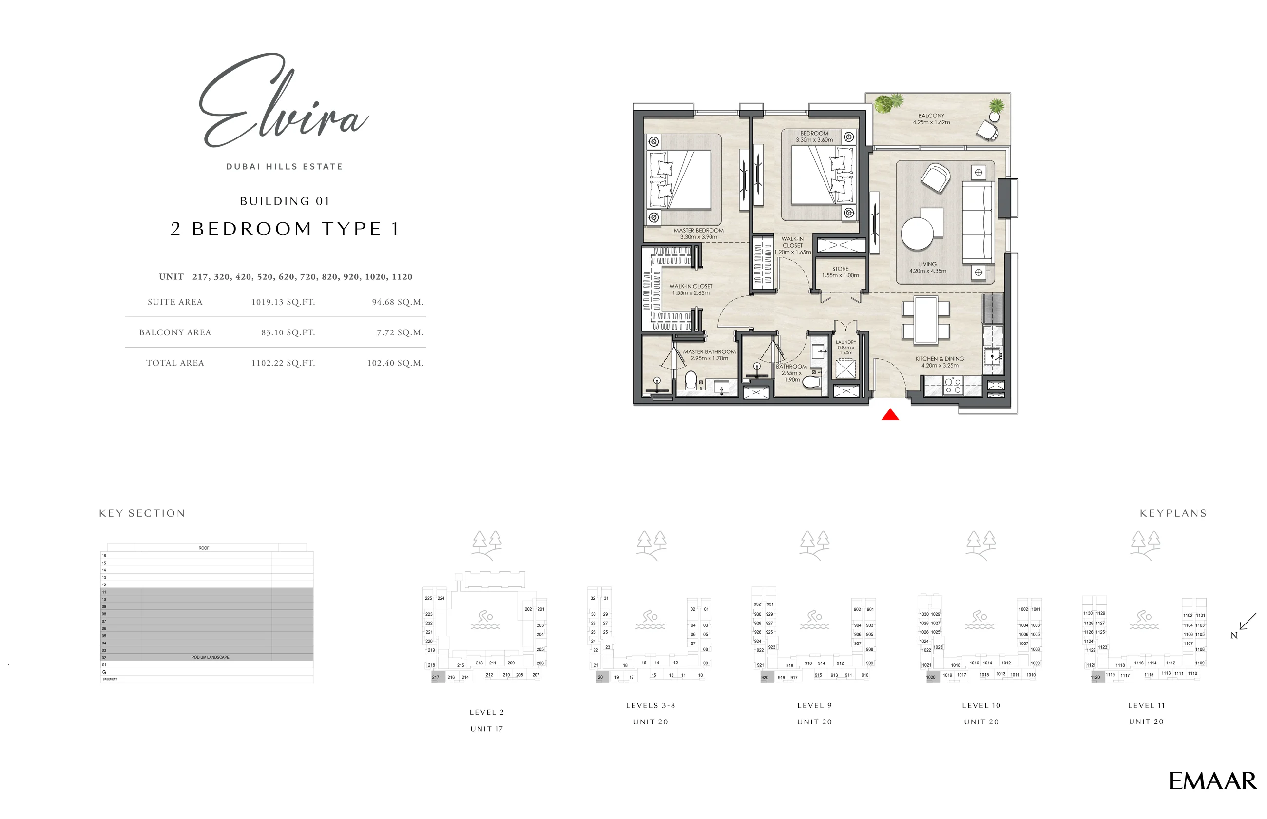 2 Bed Floor Plan