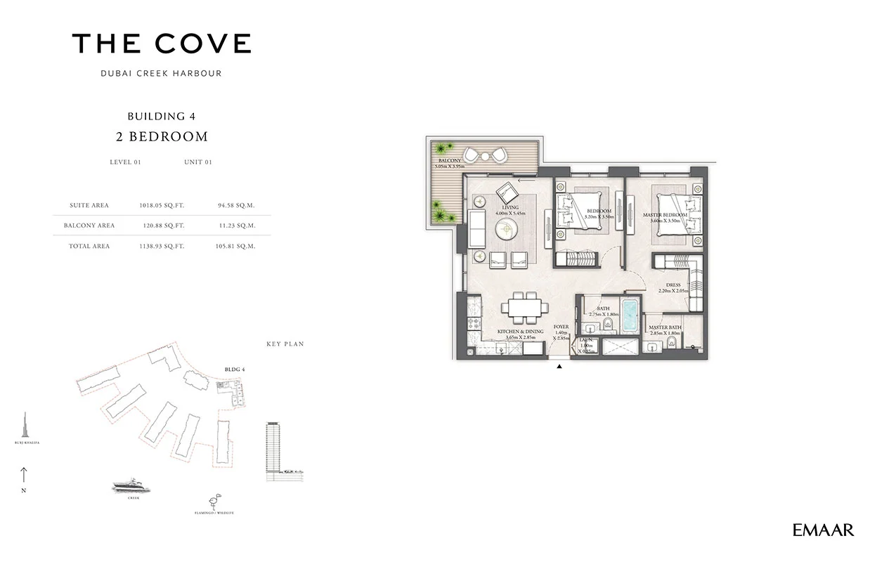 2 Bed Floor Plan